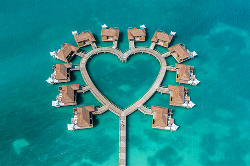 sandals south coast jamaica over-the-water luxury bungalows