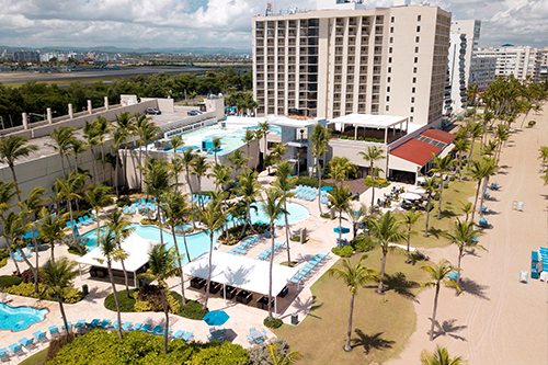 courtyard isla verde beach resort puerto rico beach escape for families