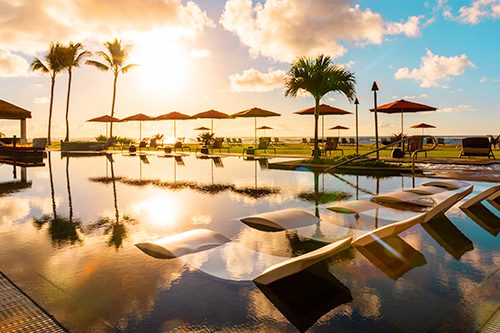sheraton kauai coconut beach resort hawaii sunrise tropical travel