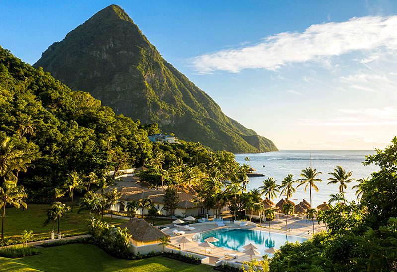 caribbean resorts for february sugar beach a viceroy resort st lucia private paradise