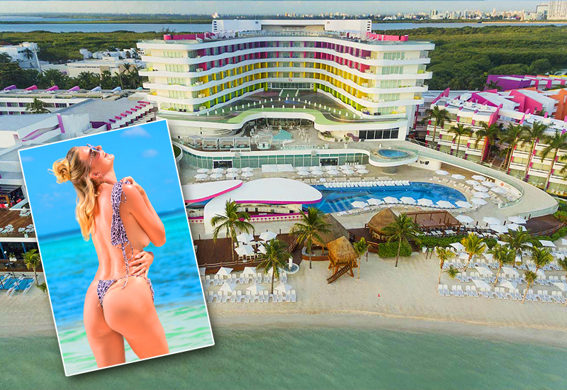 caribbean clothing-optional resorts temptation cancun resort mexico topless-optional hotel zone