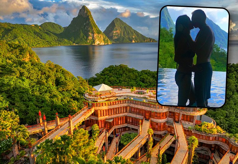 caribbean resorts for great sex jade mountain saint lucia romantic stay for lovers