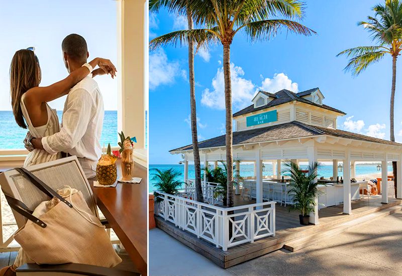 nicest beach bars at caribbean resorts atlantis paradise island bahamas beach bar