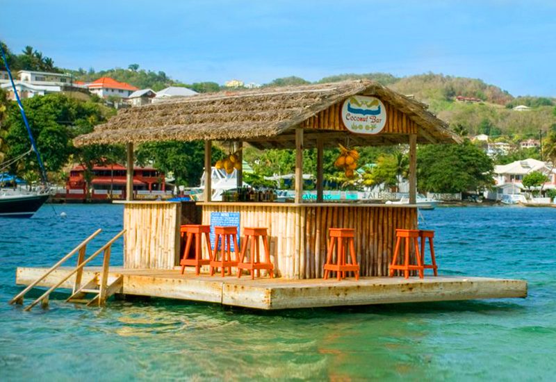 young island resort saint vincent coconut bar