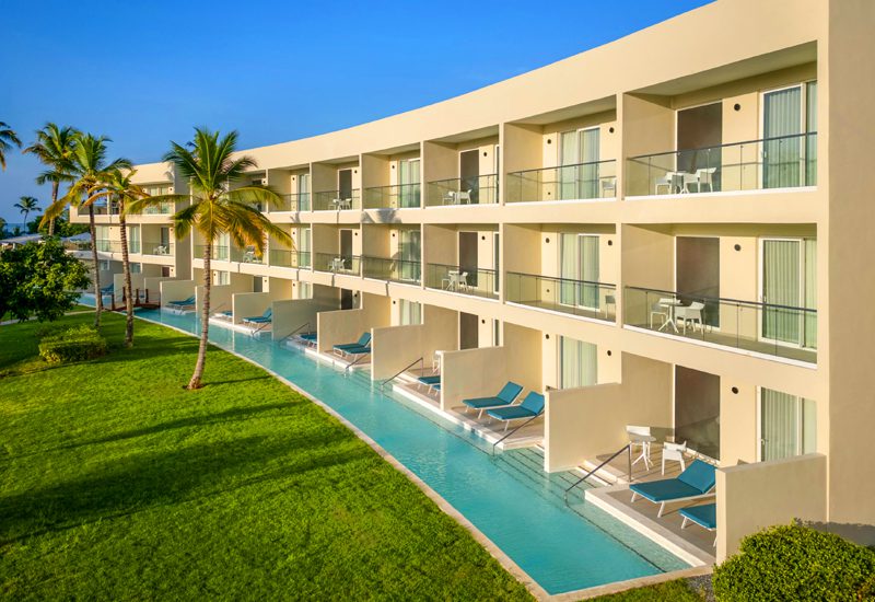best caribbean resorts with swim-up suites marriott miches beach dominican republic