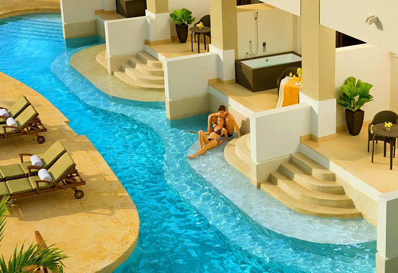 finest caribbean resorts with swim-up suites secrets wild orchid jamaica